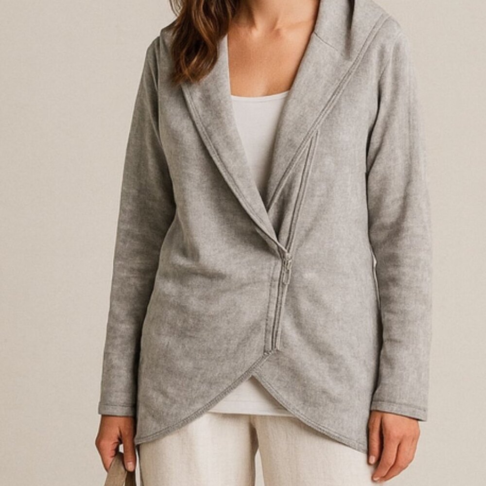 Hooded Wrap Jacket  - M